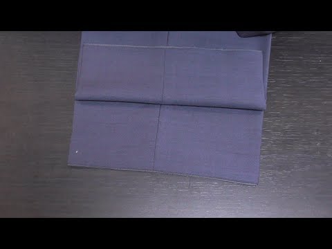 Видео: подшивка низа классических мужских брюк с брючной лентой