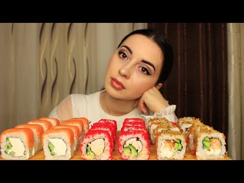 Видео: ОБО ВСЕМ И НЕОЧЕМ / СУШИ 🍣 РОЛЛЫ MUkbang Ayka Emilly
