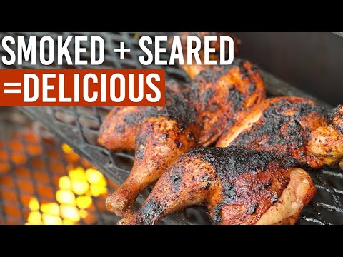 Видео: Копчёная курица на йодере | Курица Спэтчкок на гриле-пеллете