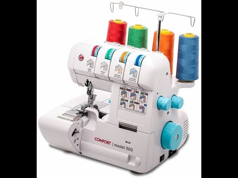Видео: Оверлок Comfort 500. Сборка.Тест.