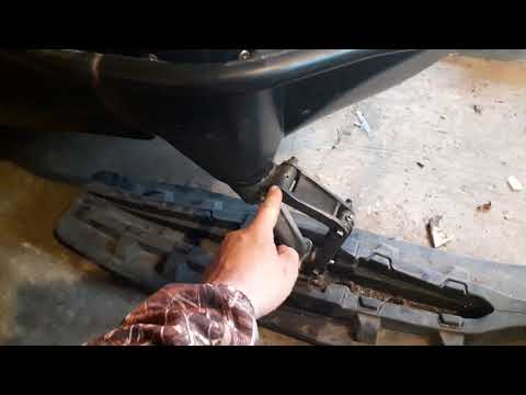 Видео: Устранение люфтов, рулевой Ямахи Викинг . ( По дешману)