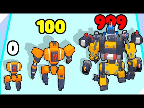 Видео: ЭВОЛЮЦИЯ РОБОТА С ПУШКАМИ! Mecha EvolutionSteel Fighting