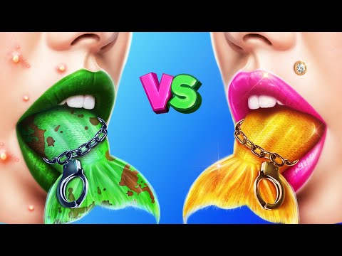 Видео: Богатая Тюрьма vs Бедная Тюрьма!  Как стать Русалкой в тюрьме!