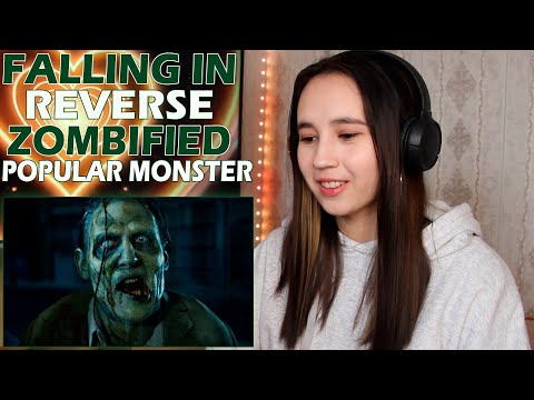 Видео: РЕАКЦИЯ на Falling In Reverse - "Popular Monster" + "ZOMBIFIED"