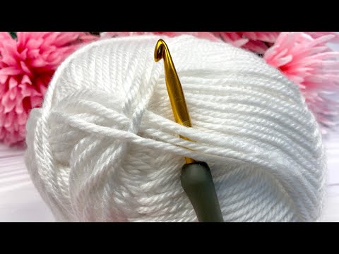 Видео: Идеально! Простая вязка крючком для начинающих: Красивый узор крючком для пледа или шарфа