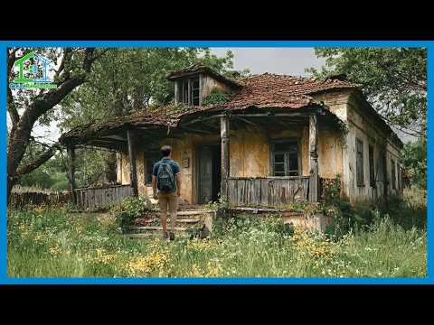 Видео: Гений покупает заброшенный дом в горах, приводит его в порядок и превращает в рай