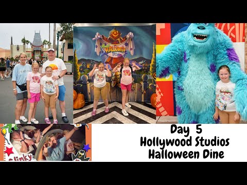 Видео: День 5 в Walt Disney World: Hollywood Studios | Сезонный ужин Hollywood & Vine Minnies | Fantasmic