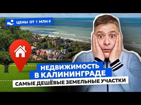 Видео: Недвижимость в Калининграде/Дешевые земельные участки/