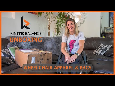 Видео: Распаковка Kinetic Balance / Одежда и сумки для инвалидных колясок