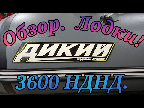 Видео: Обзор Лодки Дикий 3600 НДНД !!!