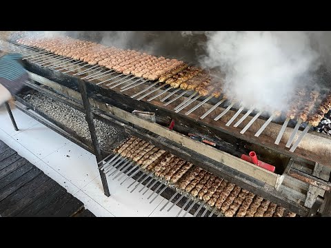 Видео: Как приготовить правильно шашлык!Забудьте про все маринады! Мясо Верблюда! Узбекистан!