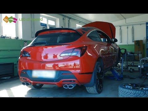 Видео: Красная Opel Astra J 1.4 турбо на стенде, или не гарантийный случай