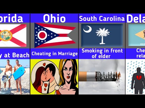 Видео: 🧩 Самый странный «грех» каждого штата, который существует и по сей день! | Секреты США раскрыты 🔥