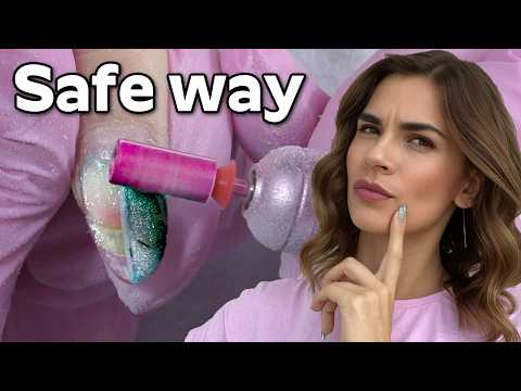 Видео: Как я снимаю гель-лак с ногтей за считанные минуты (без повреждений) с помощью Melodysusie e-file