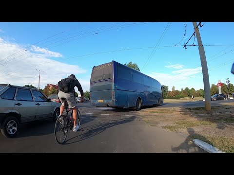 Видео: Крізь затори на велосипеді. Ч.1 | Commuting on the bicycle. Kharkiv 2020. Part 1