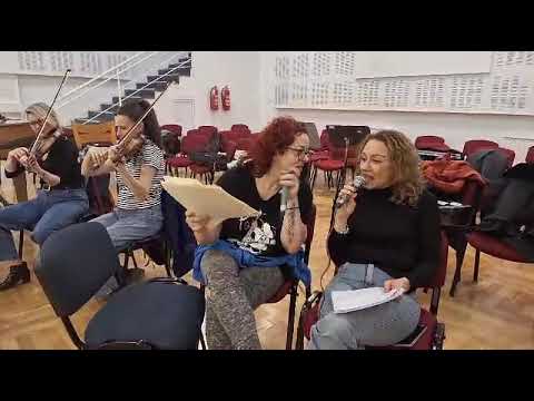 Видео: Јоце Панов -последната проба со Сара Пројковска/JOCE PANOV-poslednata proba so Sara Projkovska