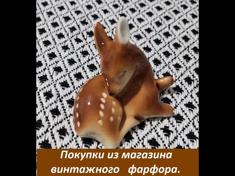 Видео: Мои покупки в антикварном магазине. Статуэтки  и другое..