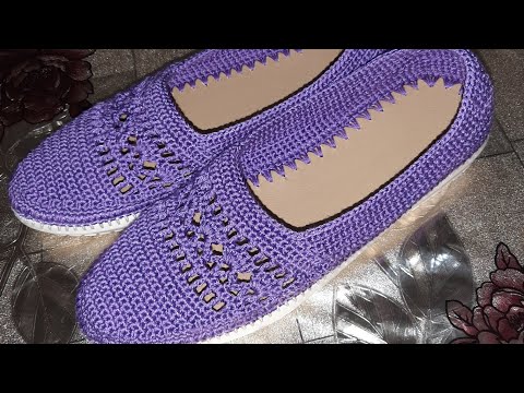Видео: O'zimizga oyoqkiyim to'qiymiz. Вяжем обувь сами