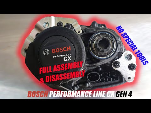 Видео: Двигатель электровелосипеда Bosch Performance Line CX. Полная сборка и разборка.