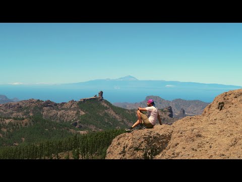 Видео: [1] Канары, Гран-Канария, лучшие места, Roque Nublo, Pico de las Nieves