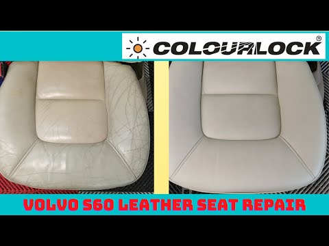 Видео: Восстановление кожаных сидений Volvo S60 / COLOURLOCK / OCD DETAILING