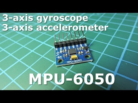 Видео: MPU-6050 - Гироскоп + акселeрометр