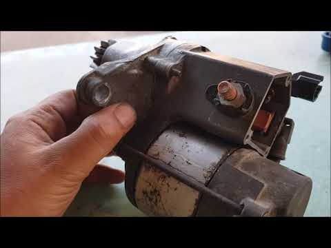 Видео: Ремонт стартера Toyota Harrier с двигателем 5S FE. Разбор втягивающего реле