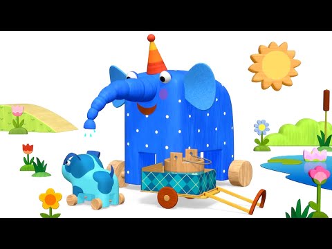 Видео: Деревяшки – Серия 27 – Утро ☕ | Новый развивающий познавательный мультик для малышей