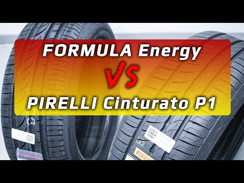 Видео: Formula Energy или Pirelli P1 - какие шины лучше?