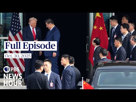 Видео: Полный выпуск PBS News Hour, 30 октября 2025 г.