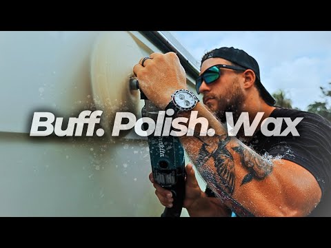 Видео: Как отполировать, отполировать и натереть лодку воском (3 простых шага) для удаления окисления