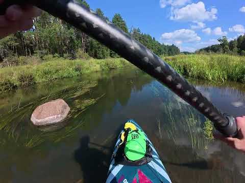 Видео: SUP. 28 км по реке Тьма.