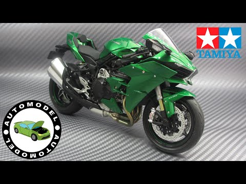Видео: Tamiya Kawasaki Ninja H2 Model build/Сборка модели