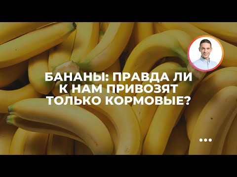 Видео: Бананы: правда ли к нам привозят только кормовые?