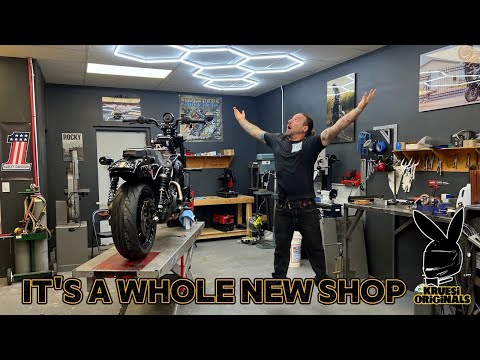 Видео: Мы превратили нашу мотомастерскую в гараж мечты