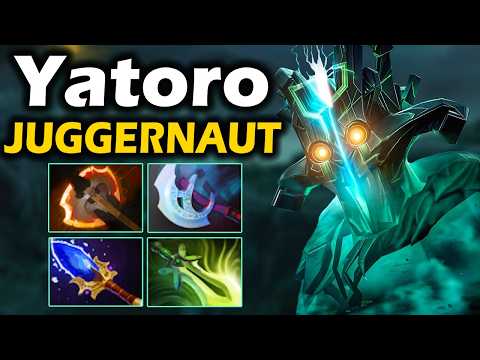 Видео: Яторо на Сигнатурном Джаггере, Снова в Мете! - Yatoro Juggernaut 7.37 ДОТА 2