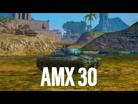 Видео: AMX 30 1er prototype. Комфортный ст за 9000 золота | Tanks Blitz