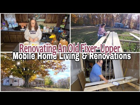 Видео: Ремонт старого дома, требующего ремонта. / Жизнь и ремонт в мобильных домах