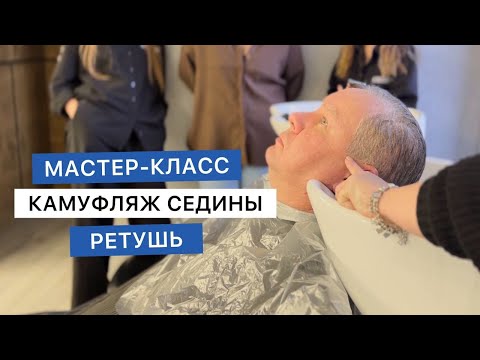 Видео: Мастер-класс по тонировке мужских волос. Камуфляж седины