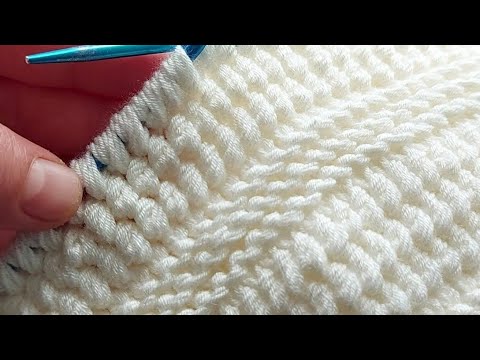 Видео: Простой и красивый узор для вязания спицами🫠#тренд