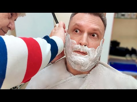 Видео: Лучшие цирюльники-парикмахеры СССР, Мастер-класс, Бритьё