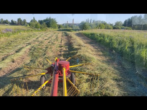 Видео: грабли гвр - 3 испытания.