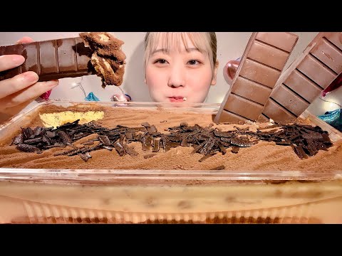 Видео: ASMR Тирамису【русские субтитры】【Mukbang/ Eating Sounds】