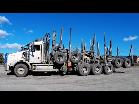 Видео: 3 задних моста или 4 у грузовиков тяжеловозов как распределяется момент между ними у Kenworth и MACK