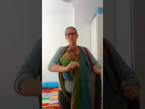 Видео: Самая простая намотка хлопкового слинга