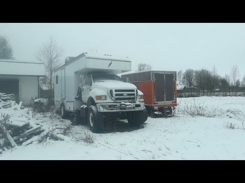 Видео: После 8 лет простоя автодом Ford F750 Super Duty!