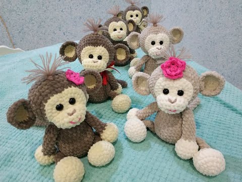 Видео: ВЯЗАНАЯ ОБЕЗЬЯНКА. ЧАСТЬ 2. Мастер-класс вязаной игрушки. KNITTED MONKEY. Master class. Part 2