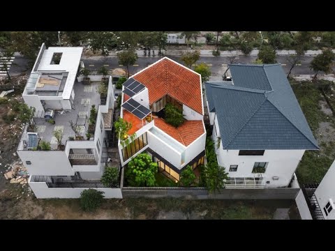 Видео: Повернутый дом, Дананг, Вьетнам. Rotated House, Da Nang, Vietnam