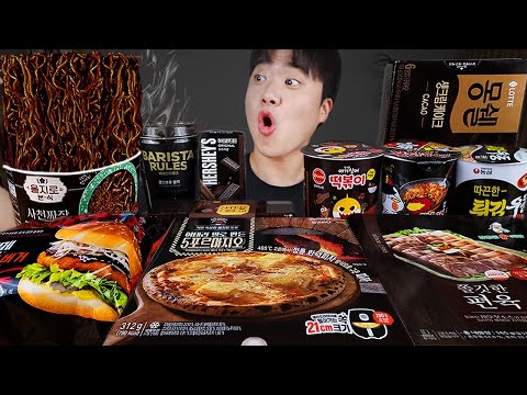 Видео: Текст) ASMR MUKBANG острый рамэн и хот-доги с сыром, пицца и ттеокбокки !! Корейский магазин