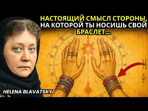 Видео: СЕКРЕТ о котором тебе НИКОГДА не рассказывали: браслеты на левой или правой руке? | Елена Блаватская
